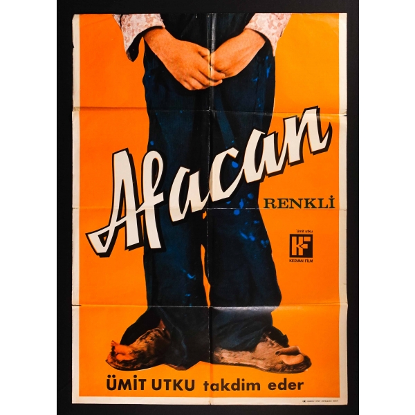 AFACAN, Menderes Utku, Kervan Film, Mimeray Ofset Matbaacılık, 69x100 cm & 69x100 cm...