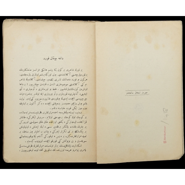 DAĞA ÇIKAN KURT, Halide Edib [Adıvar],1926, Necm-i İstikbâl Matbaası, 240 sayfa,14x20 cm...