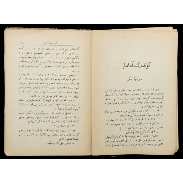 DAĞA ÇIKAN KURT, Halide Edib [Adıvar],1926, Necm-i İstikbâl Matbaası, 240 sayfa,14x20 cm...