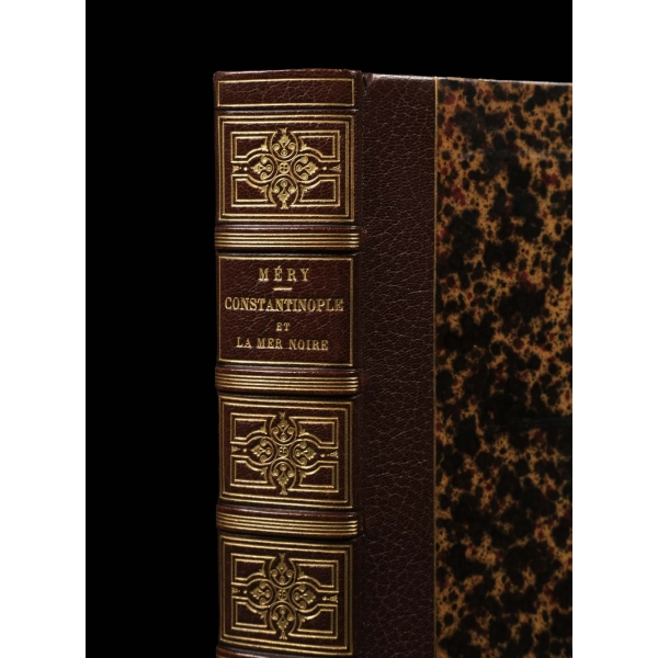 CONSTANTINOPLE ET MER MOIRE, Joseph Mery, 1855, Belin-Leprieur et Morizot, editeurs, Paris, 495 sayfa, 19x28,5 cm...