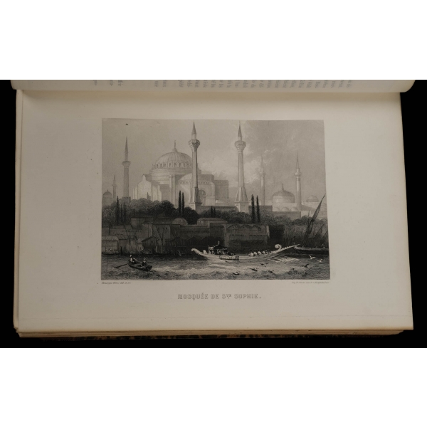 CONSTANTINOPLE ET MER MOIRE, Joseph Mery, 1855, Belin-Leprieur et Morizot, editeurs, Paris, 495 sayfa, 19x28,5 cm...