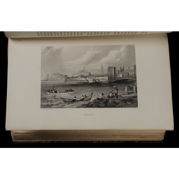 CONSTANTINOPLE ET MER MOIRE, Joseph Mery, 1855, Belin-Leprieur et Morizot, editeurs, Paris, 495 sayfa, 19x28,5 cm...