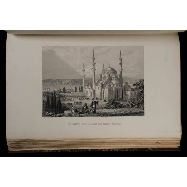 CONSTANTINOPLE ET MER MOIRE, Joseph Mery, 1855, Belin-Leprieur et Morizot, editeurs, Paris, 495 sayfa, 19x28,5 cm...