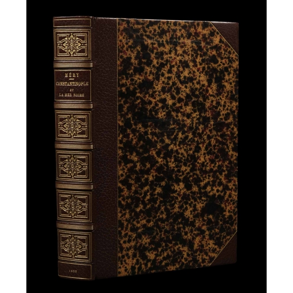 CONSTANTINOPLE ET MER MOIRE, Joseph Mery, 1855, Belin-Leprieur et Morizot, editeurs, Paris, 495 sayfa, 19x28,5 cm...