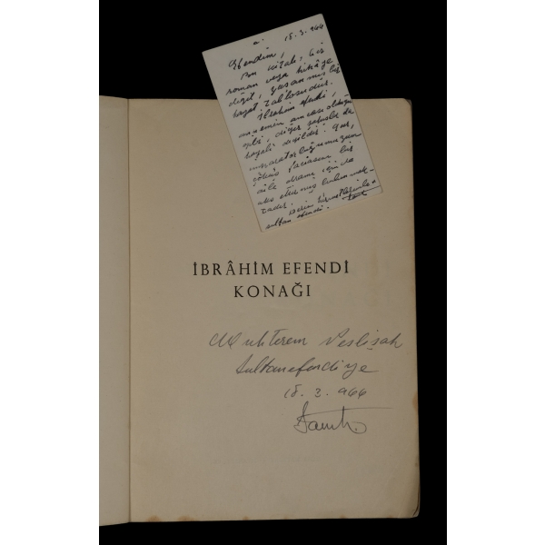 İBRÂHİM EFENDİ KONAĞI, Sâmiha Ayverdi, 1964, İstanbul Fetih Cemiyeti İstanbul Enstitüsü Neşriyatı: 51, Baha Matbaası, 287 sayfa, 14x20 cm...