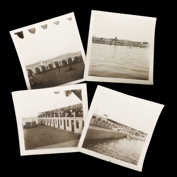 Suadiye Plajı´nın farklı noktalarından alınmış dört adet fotoğraf, 6x6 cm...