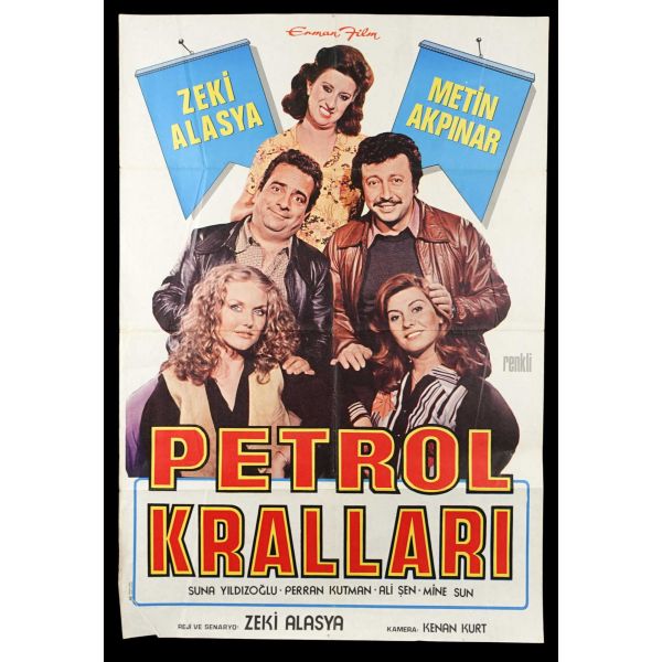 Petrol Kralları, Suna Yıldızoğlu - Perran Kutman - Ali Şen, 68x99 cm...