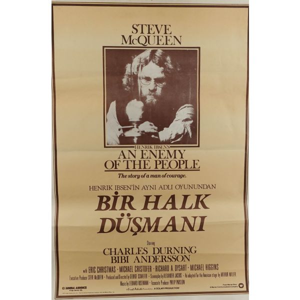BİR HALK DÜŞMANI, Charles Durning - Bibi Anderson, 68x100 cm...