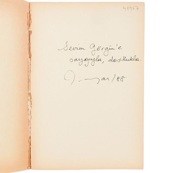 GÜNLERİN TORTUSU, Tomris Uyar, 1985, Ada Yayınları, 171 sayfa, 14x20 cm...