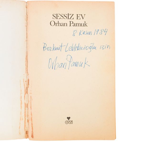 SESSİZ EV, Orhan Pamuk, 1984, Can Yayınları, 361 sayfa, 13x20 cm...