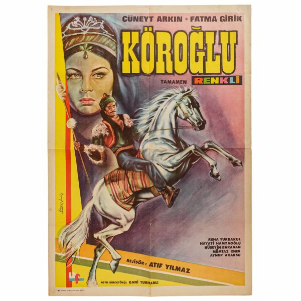 KÖROĞLU, Cüneyt Arkın - Fatma Girik, Uğur Film, 70x100 cm...