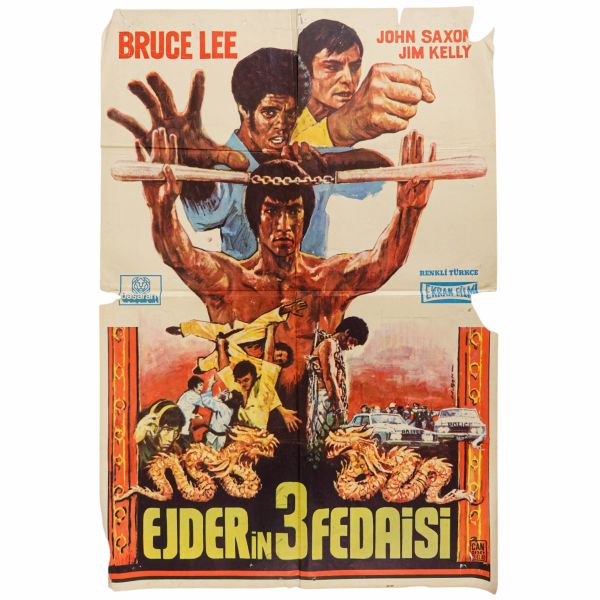 EJDERİN 3 FEDAİSİ, Bruce Lee, Başaran Film, 70x100 cm...