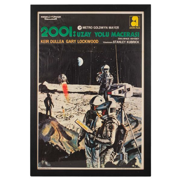 2001: UZAY YOLU MACERASI, Keir Dullea, Garry Lockwood, Akün Film, çerçevesinde 70x100 cm...