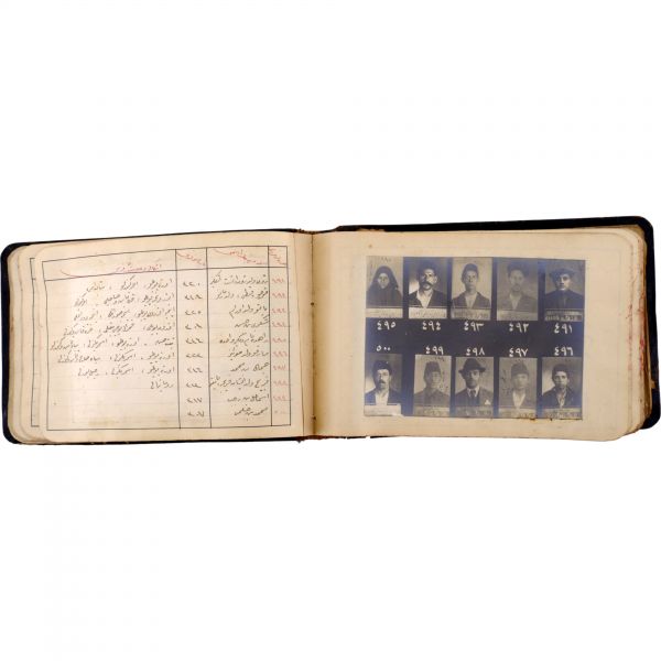 Osmanlı´nın son döneminde İstanbul´da faaliyet gösteren 550 yankesicinin kaydedildiği; suçluların Polis Müdüriyeti tarafından çekilmiş sabıka fotoğraflarıyla birlikte, sabıka numaralarının, isimlerinin, doğum tarihlerinin ve eşkallerinin yazılı olduğu defter,  