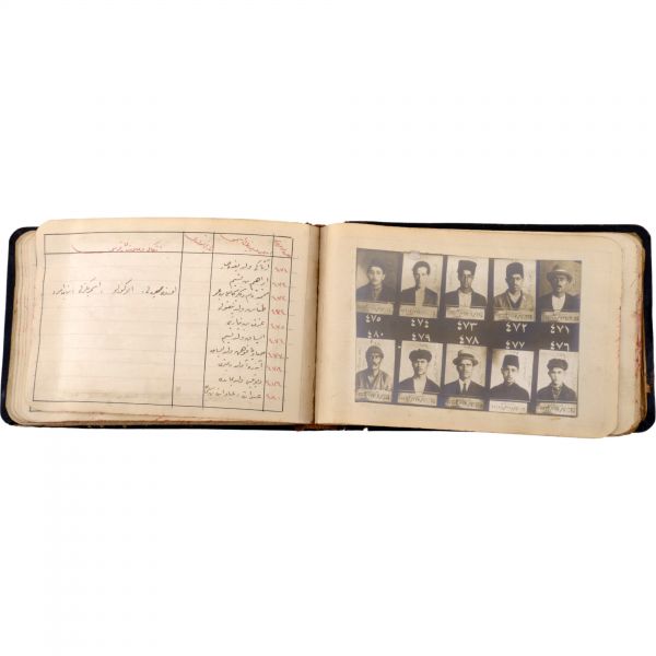 Osmanlı´nın son döneminde İstanbul´da faaliyet gösteren 550 yankesicinin kaydedildiği; suçluların Polis Müdüriyeti tarafından çekilmiş sabıka fotoğraflarıyla birlikte, sabıka numaralarının, isimlerinin, doğum tarihlerinin ve eşkallerinin yazılı olduğu defter,  