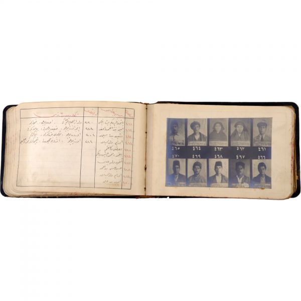 Osmanlı´nın son döneminde İstanbul´da faaliyet gösteren 550 yankesicinin kaydedildiği; suçluların Polis Müdüriyeti tarafından çekilmiş sabıka fotoğraflarıyla birlikte, sabıka numaralarının, isimlerinin, doğum tarihlerinin ve eşkallerinin yazılı olduğu defter,  