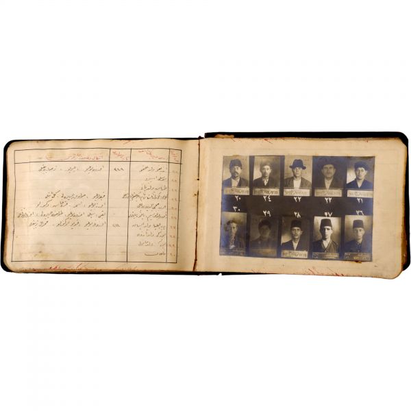 Osmanlı´nın son döneminde İstanbul´da faaliyet gösteren 550 yankesicinin kaydedildiği; suçluların Polis Müdüriyeti tarafından çekilmiş sabıka fotoğraflarıyla birlikte, sabıka numaralarının, isimlerinin, doğum tarihlerinin ve eşkallerinin yazılı olduğu defter,  