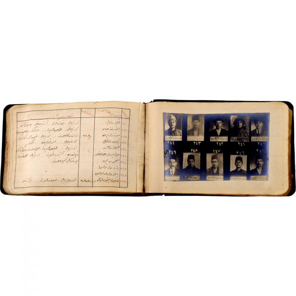 Osmanlı´nın son döneminde İstanbul´da faaliyet gösteren 550 yankesicinin kaydedildiği; suçluların Polis Müdüriyeti tarafından çekilmiş sabıka fotoğraflarıyla birlikte, sabıka numaralarının, isimlerinin, doğum tarihlerinin ve eşkallerinin yazılı olduğu defter,  