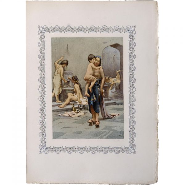 DERI SE'ADET OU STAMBOUL (Porte du Bonheur), A. Thalasso, (Illustrations de F. Zonaro), 1908, l'Edition d'Art, H. Piazza & Cie., Paris, 217 sayfa, 17x24 cm...