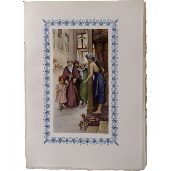 DERI SE'ADET OU STAMBOUL (Porte du Bonheur), A. Thalasso, (Illustrations de F. Zonaro), 1908, l'Edition d'Art, H. Piazza & Cie., Paris, 217 sayfa, 17x24 cm...
