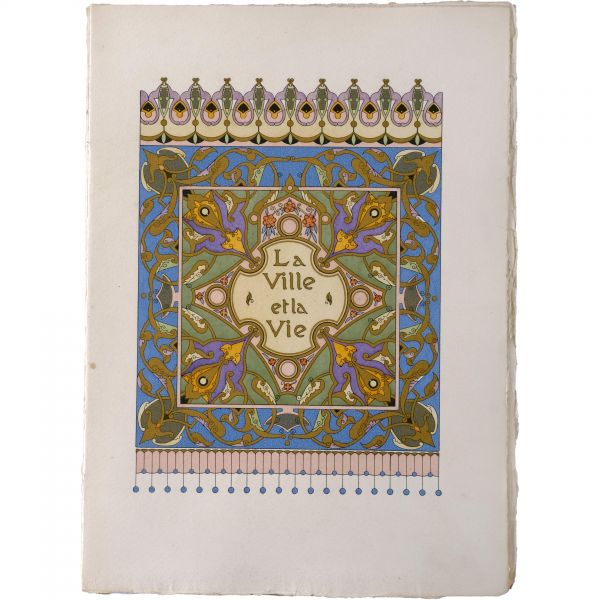 DERI SE'ADET OU STAMBOUL (Porte du Bonheur), A. Thalasso, (Illustrations de F. Zonaro), 1908, l'Edition d'Art, H. Piazza & Cie., Paris, 217 sayfa, 17x24 cm...