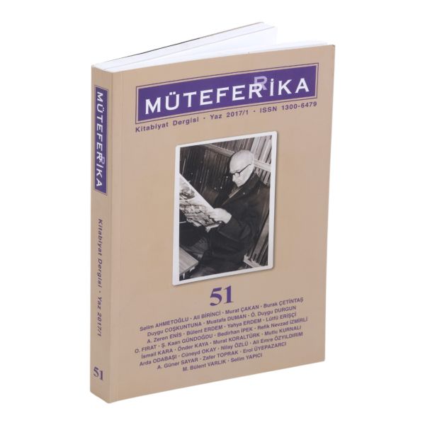 MÜTEFERRİKA dergisinin 1993 ila 2017 yılları arasında yayımlanan ilk 52 sayısı, 17x24 cm...