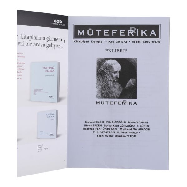 MÜTEFERRİKA dergisinin 1993 ila 2017 yılları arasında yayımlanan ilk 52 sayısı, 17x24 cm...