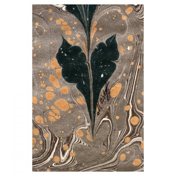 Mustafa Düzgünman imzalı üç adet çiçek ebrusu, ebru ölçüleri, 19x30 cm, 19x33, 18x31 cm...