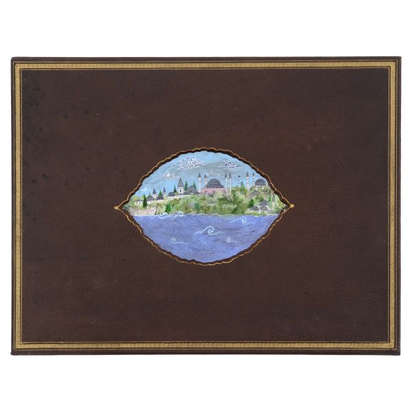 Sülüs-nesih meşk murakkası, 8 sayfa, 23x30x186 cm...