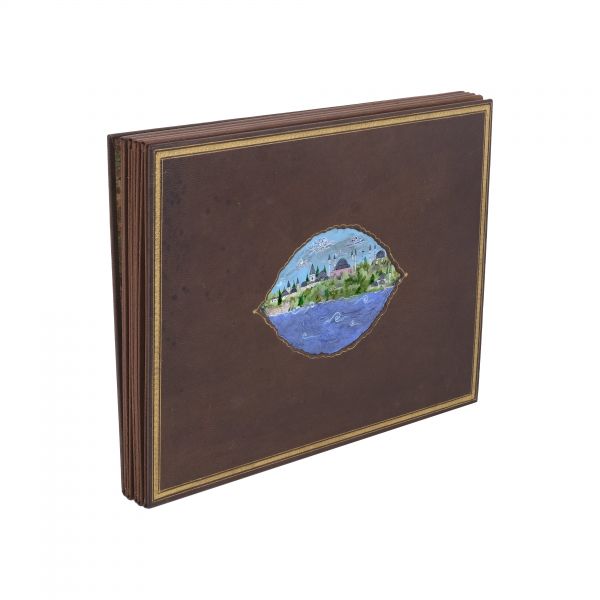 Sülüs-nesih meşk murakkası, 8 sayfa, 23x30x186 cm...