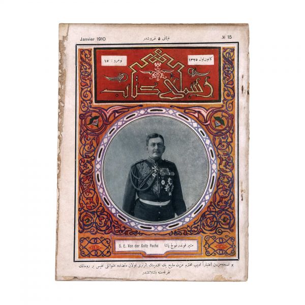 RESİMLİ KİTAB dergisinin 1324 ile 1329 seneleri arasında yayımlanan 51 sayısı, 18x24 cm...