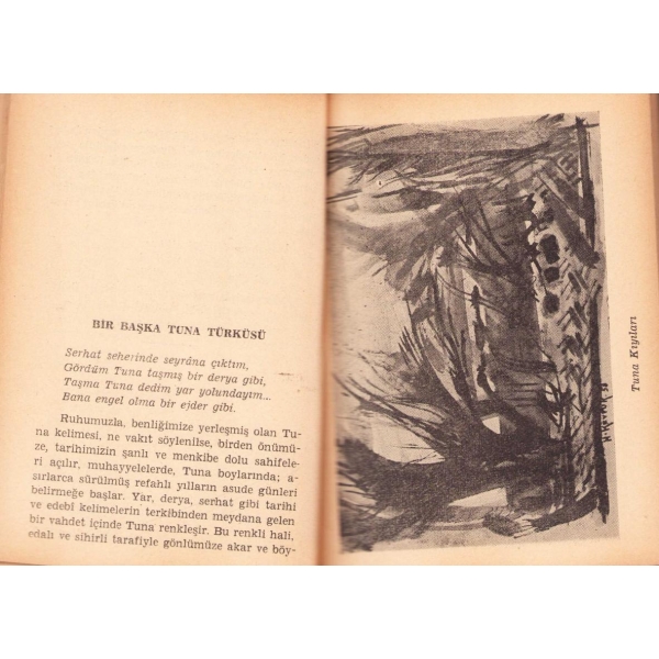 Serhat Türkülerinden Duyuşlar, Lütfi Erçin, Hamle Matbaası, İstanbul 1961, 158 syf., 12x16 cm