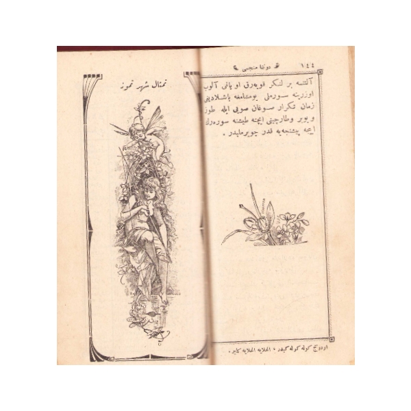 Osmanlıca Donanma Müneccimi 1329 Mali Senesi, M. Said, 330 syf., künyesi eksik, 8x16 cm