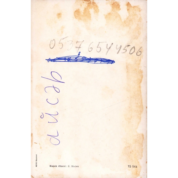 Rilke'den Seçme Şiirler, Tercüme eden Turan Oflazoğlu'ndan Fethi Naci'ye ithaflı ve imzalı, İlk Baskı, 1976, Cem Yayınevi, 143 sayfa