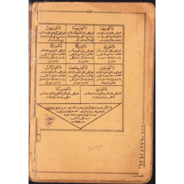 Arapça-Osmanlıca Merâh, Hasan Şevki b. Osman el-Vehbi, Mahmud Bey Matbaası, 1317, 144 s., 17x24 cm