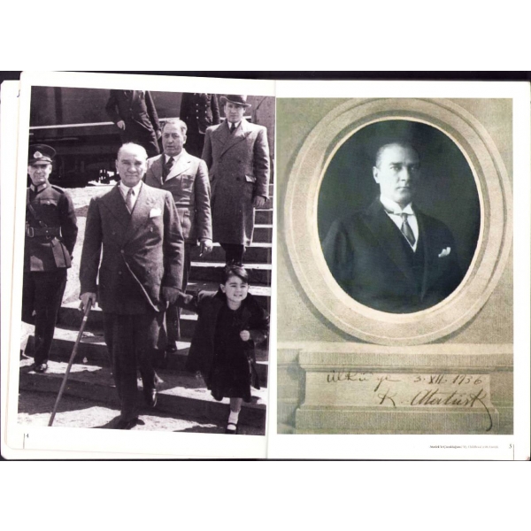 Mustafa Kemal Atatürk'ün en küçük manevi kızı Ülkü Adatepe'den imzalı Türkçe-İngilizce 