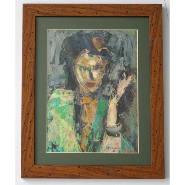 Ressam Mehmet Fatih Çebi imzalı resim üzerine yağlı boya resim, 31x39 cm
